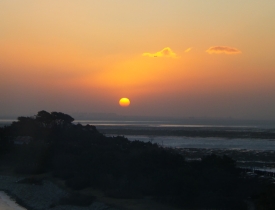 仁川の夕日スポット